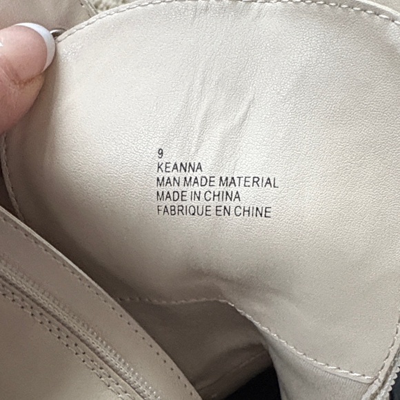 Combat boot Design Lab Lord & Taylor Two-Tone Lace-Up Boots - Picture 8 of 8